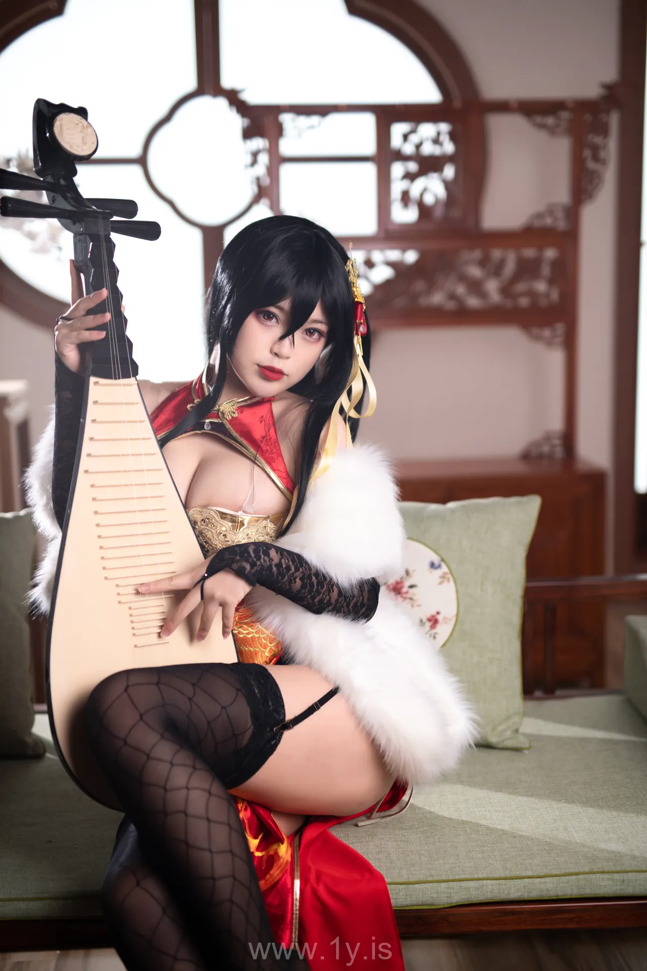 Coser@白烨 NO.013 Fancy Asian Cutie 大凤旗袍新年限定